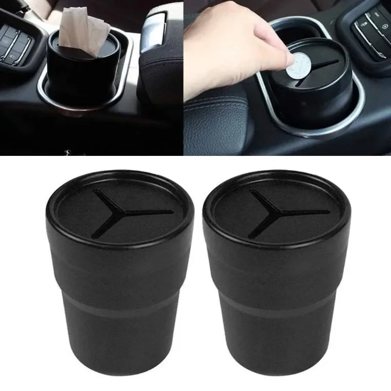 Waterproof Car Trash Can With Lid - 2 poubelles pour voiture avec couvercle,