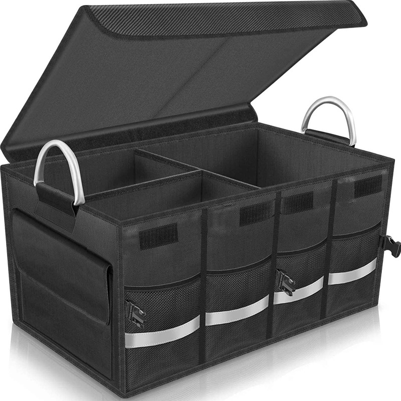 Car Trunk Organizer Foldable Storage Box - Boîte de rangement pour coffre de