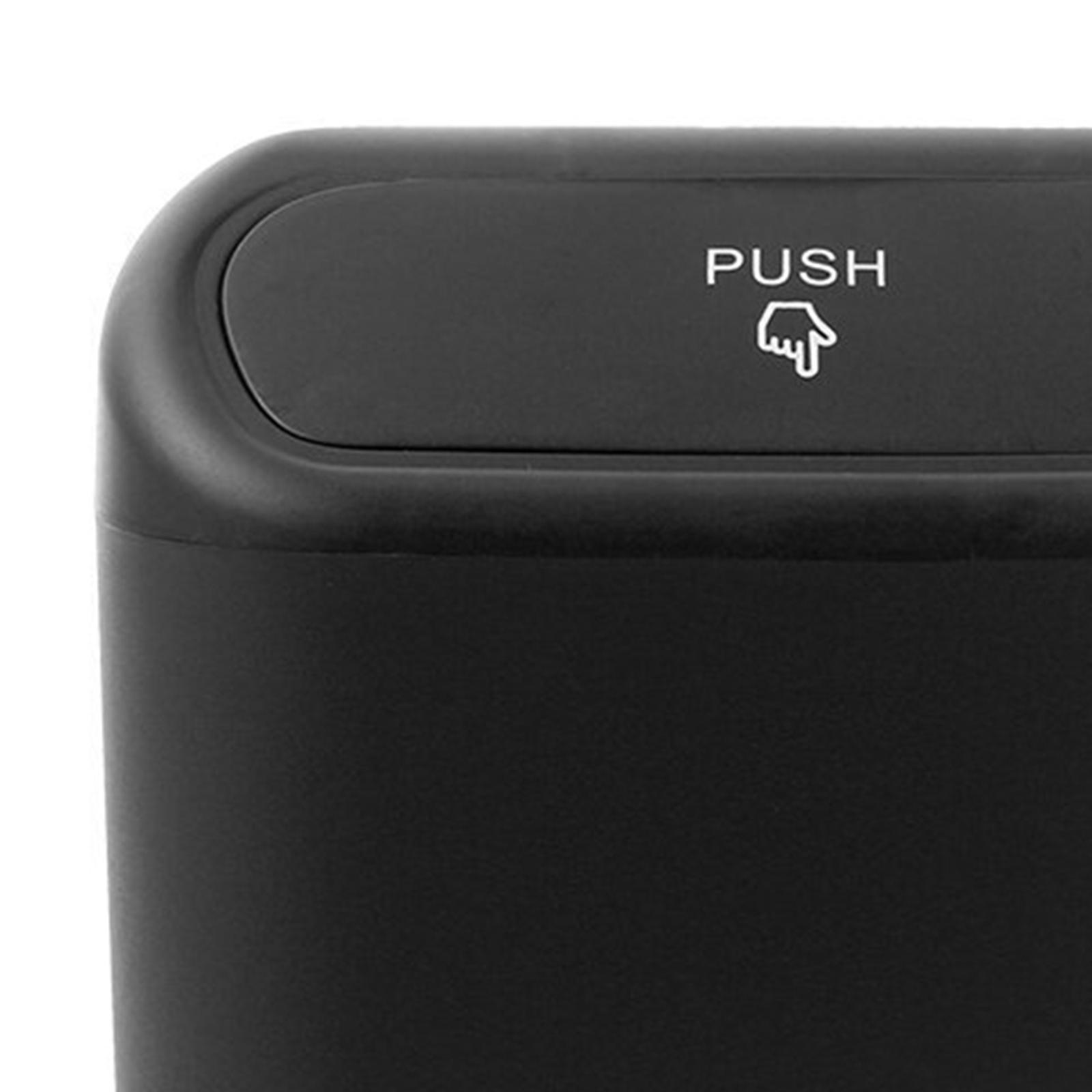 Poubelle de voiture mini avec  - Waterproof Car Trash Can With Lid avis et prix