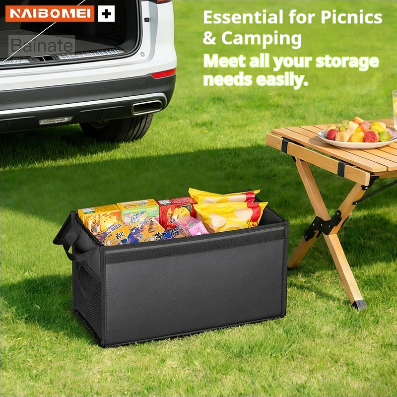 Organisateur de coffre de voit - Car Trunk Organizer Foldable Storage Box avis et prix