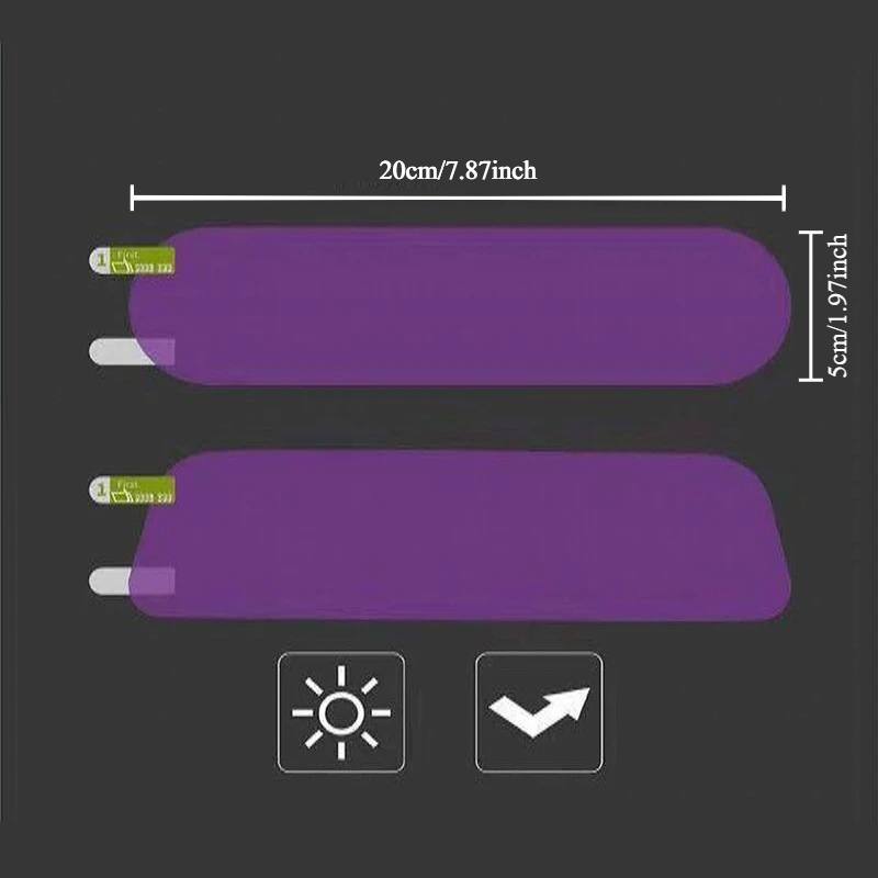 Film Anti-éblouissement pour r - Anti Glare Car Rearview Mirror Film avis et prix