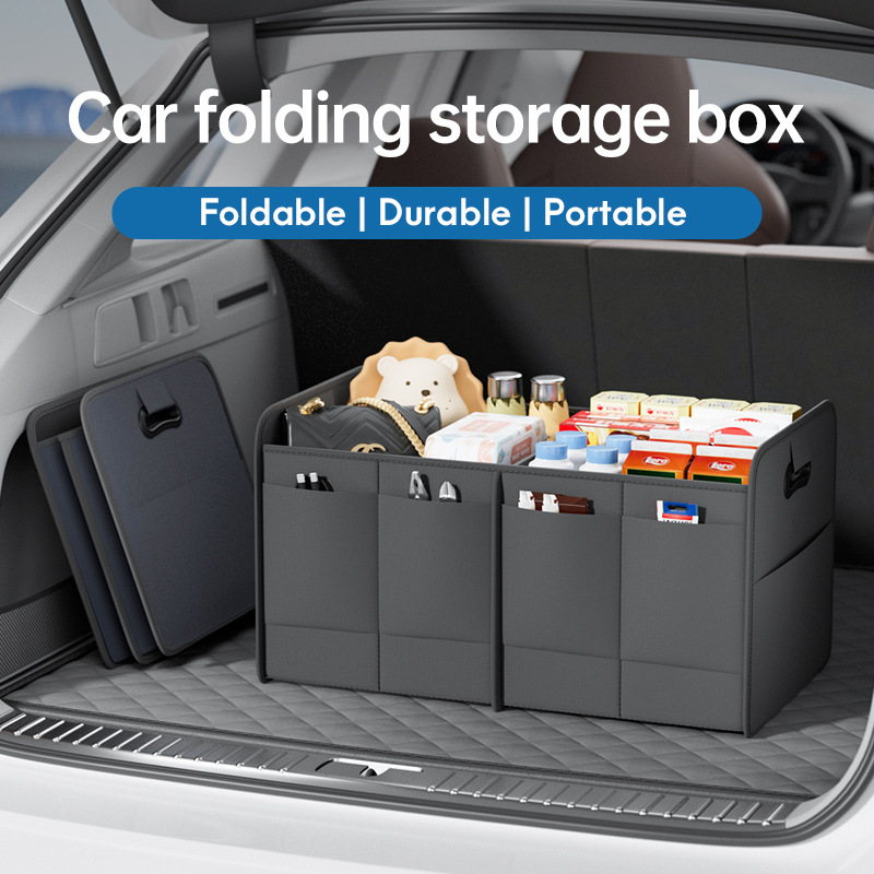 Organisateur de coffre de voit - Car Trunk Organizer Foldable Storage Box avis et prix