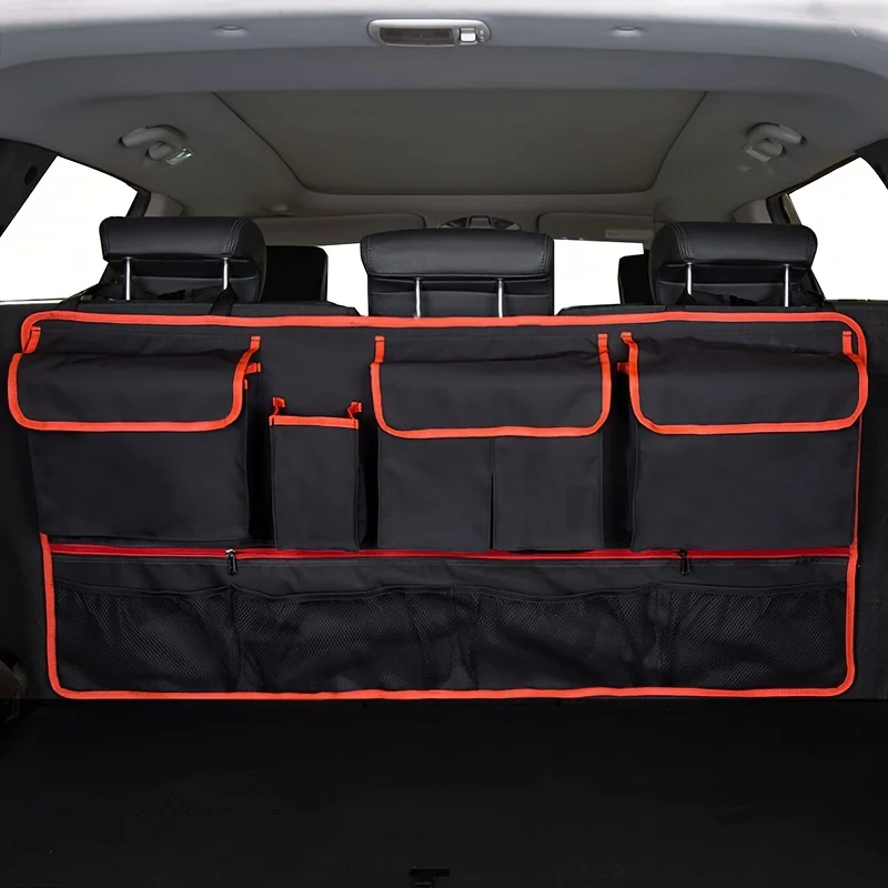 Sac de rangement pour siège ar - Car Trunk Organizer Foldable Storage Box avis et prix