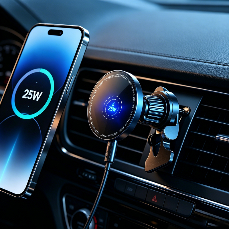 Support de chargeur de voiture - Wireless Car Charger Mount Fast Charging avis et prix
