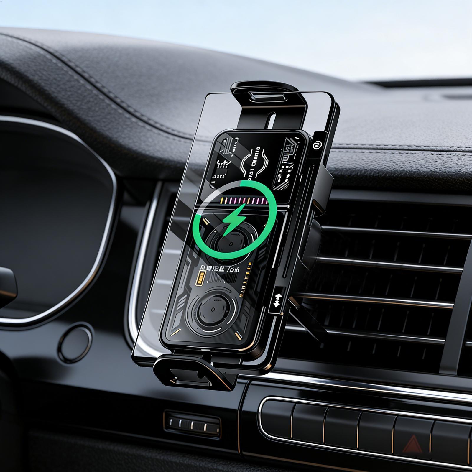Chargeur sans fil pour voiture - Wireless Car Charger Mount Fast Charging avis et prix